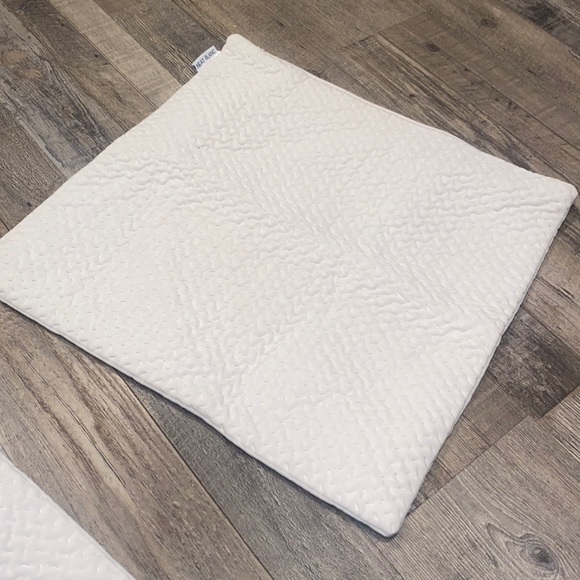 Pillow Covers Soft Pillowcases — Set of 2 Neat Blanc Neutral Cream - Picture 4 of 9